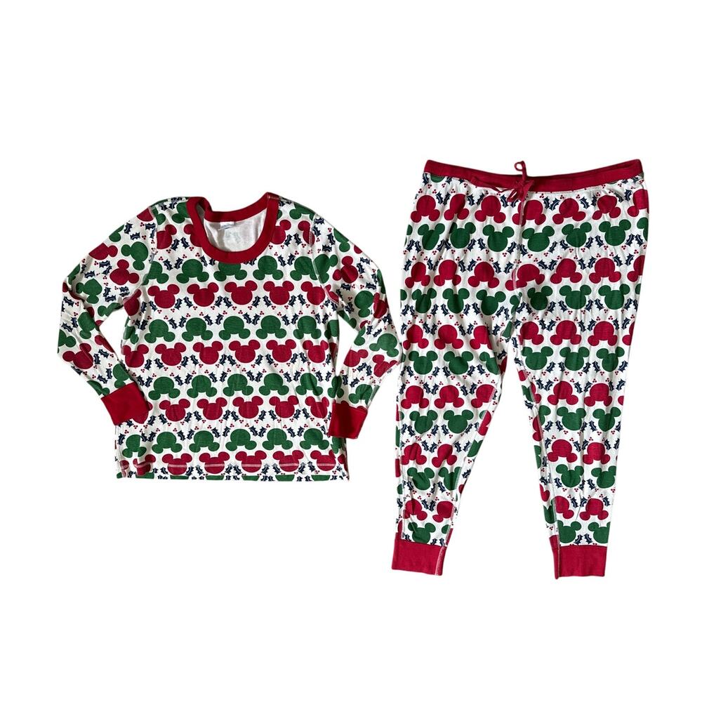 Hanna Andersson Disney Mickey Adult Holiday Pajama Set Size XXL